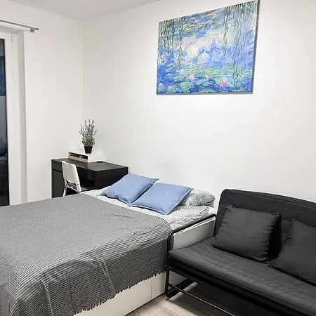 Apartmán New 2022 Family&friends Downtown Ac 3br 2ba Free Parking Big Balcony Near Metro&train Station Self Check-in